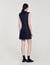 Mini pleated suit dress