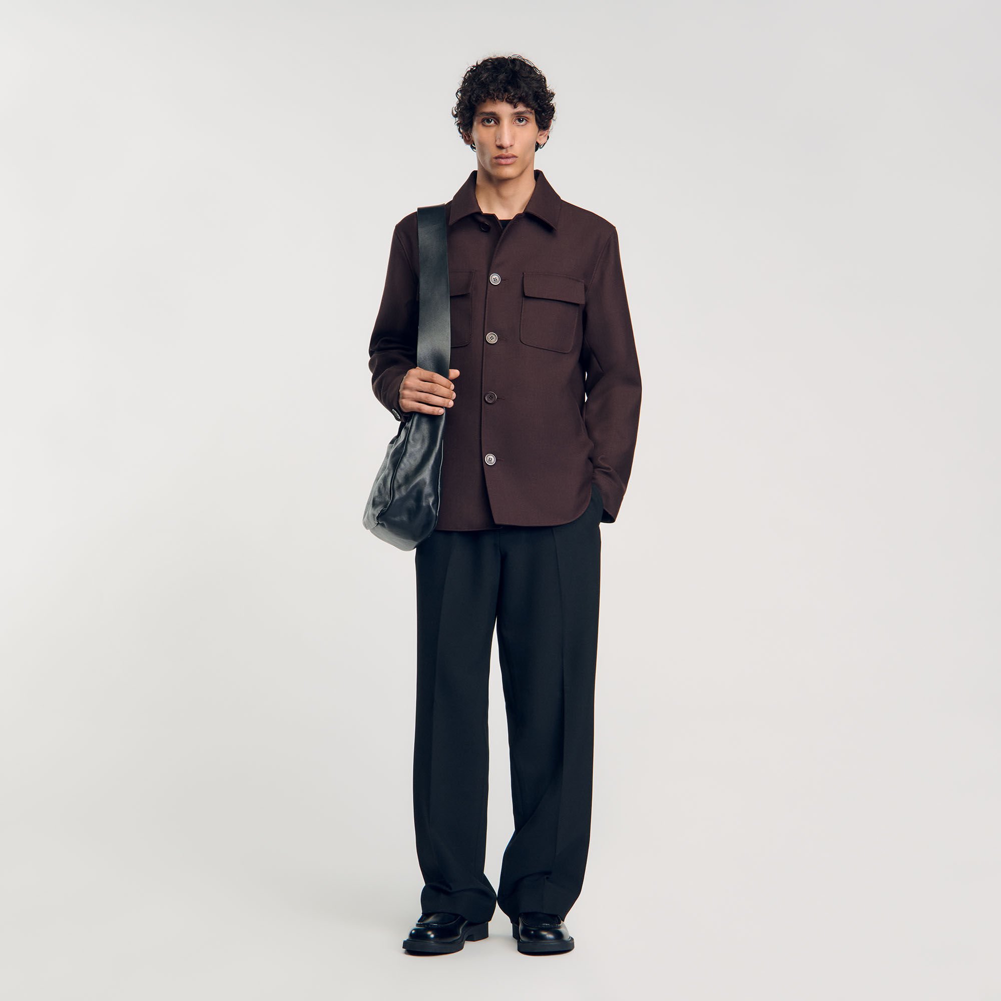 Buttoned oversized shirt