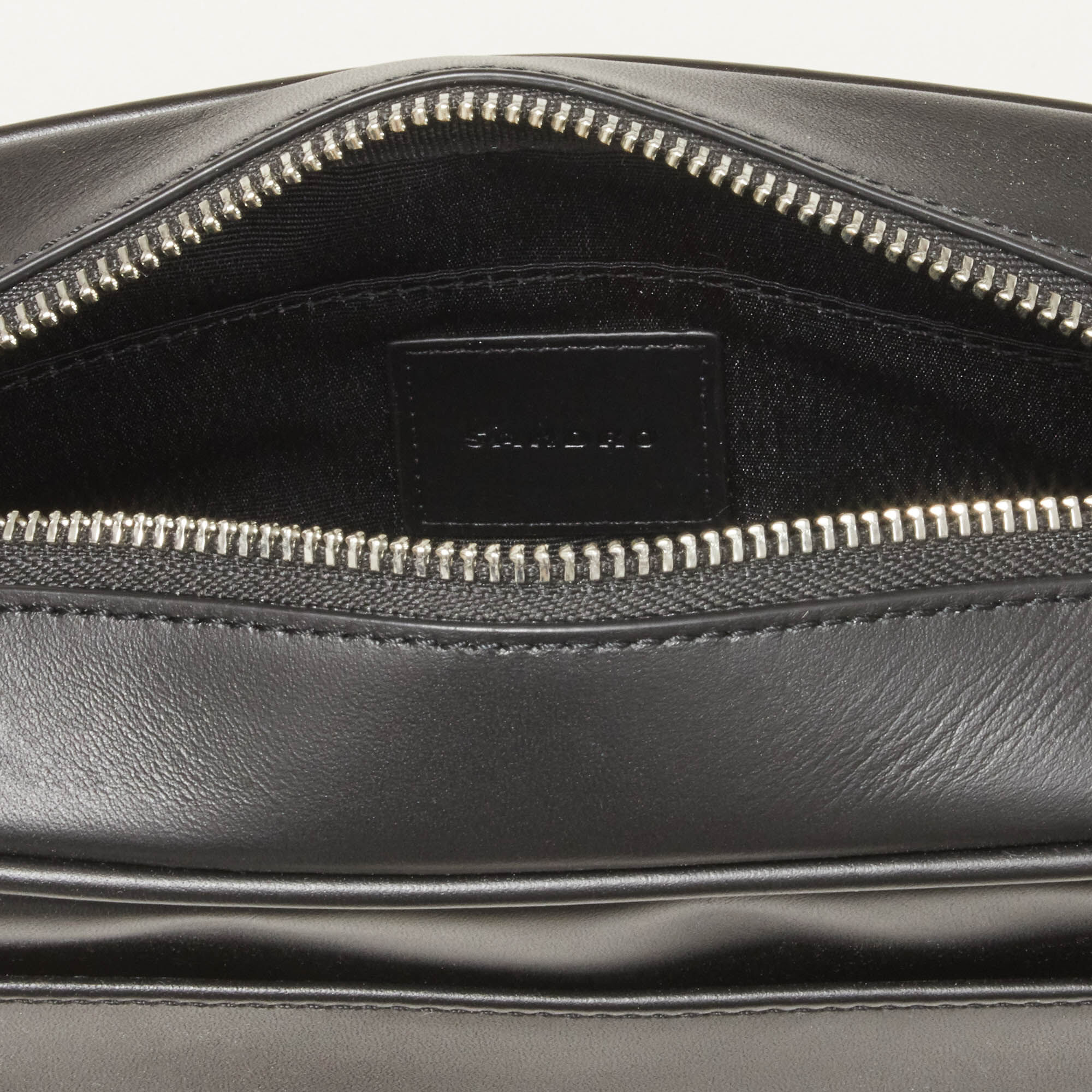 Small smooth leather bag