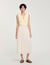 Pleated maxi dress