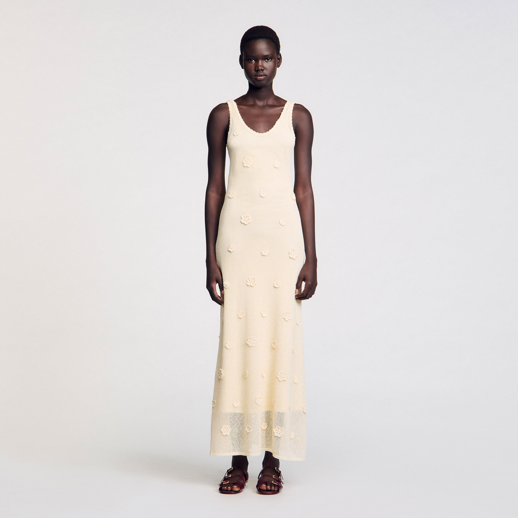 Knit maxi dress
