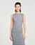 Knit maxi dress with studs