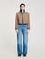Short checked jacket