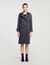 Rhinestone trench coat
