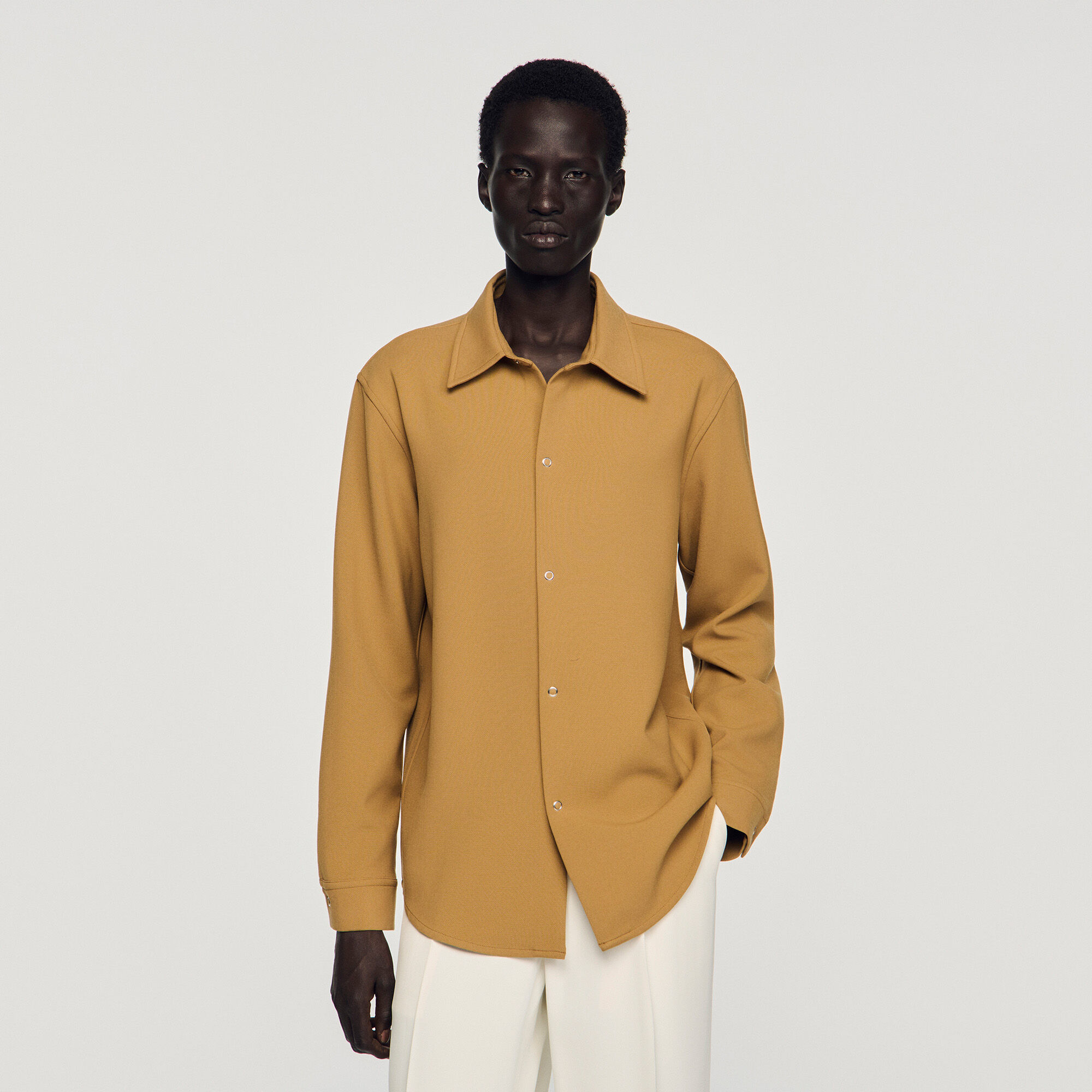 Long-sleeved jersey shirt