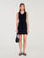 Mini ribbed knit dress