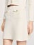 Mini rib-knit skirt