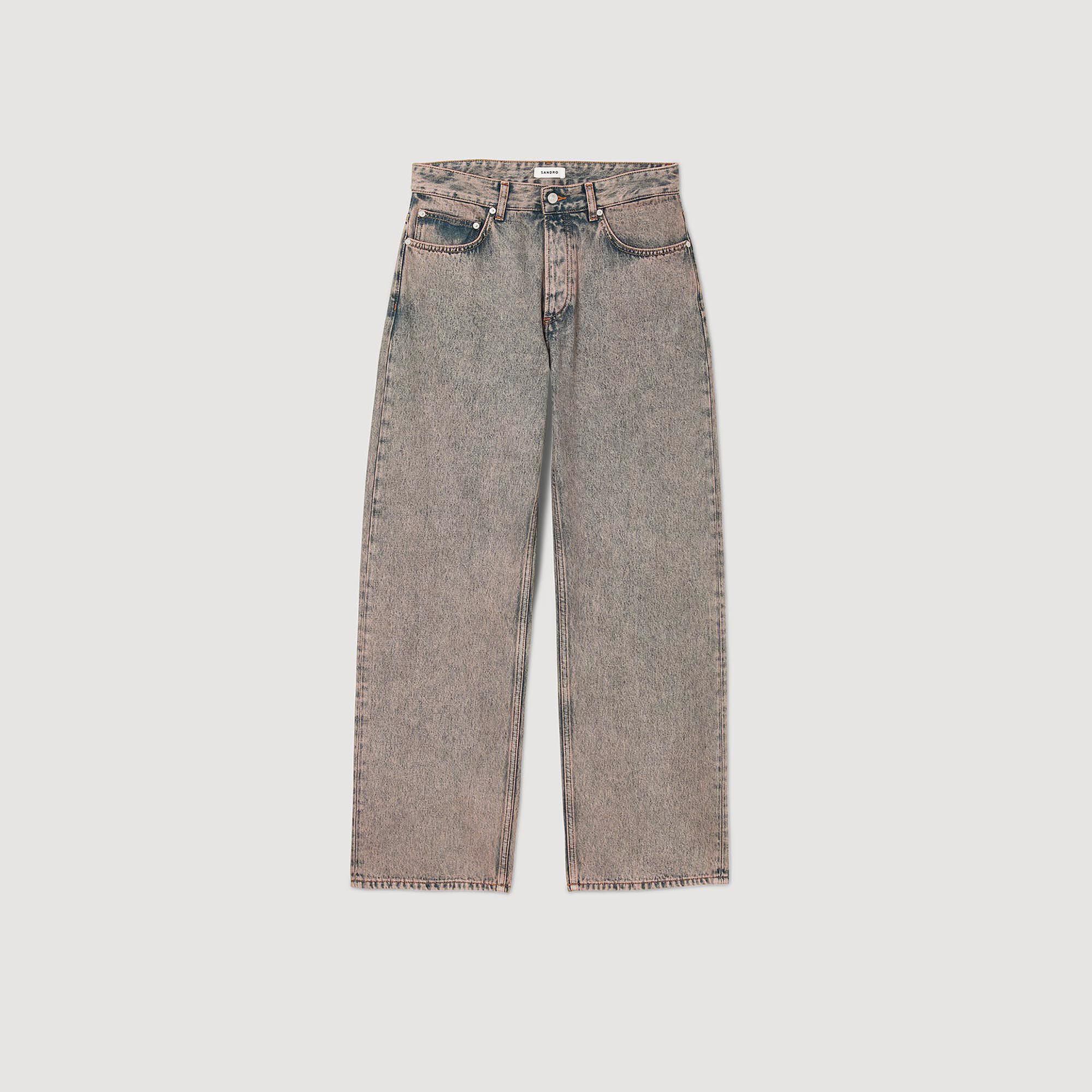 Faded baggy jeans