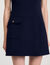 Mini dress with buttons