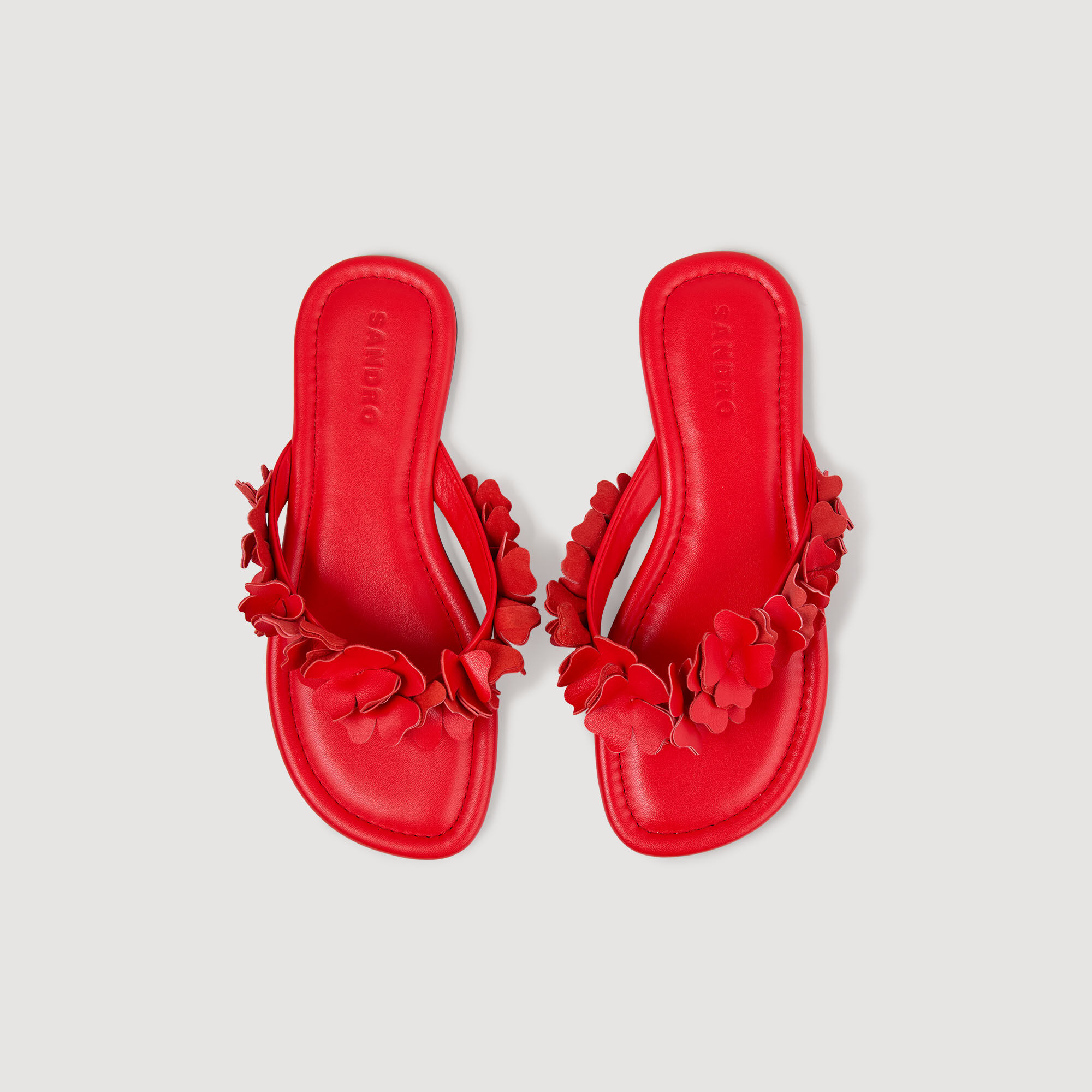 【PORTERNA】Roman Flower Sandals Girls Sandals Summer Soft Sole Shoes,Girls Floral Roman