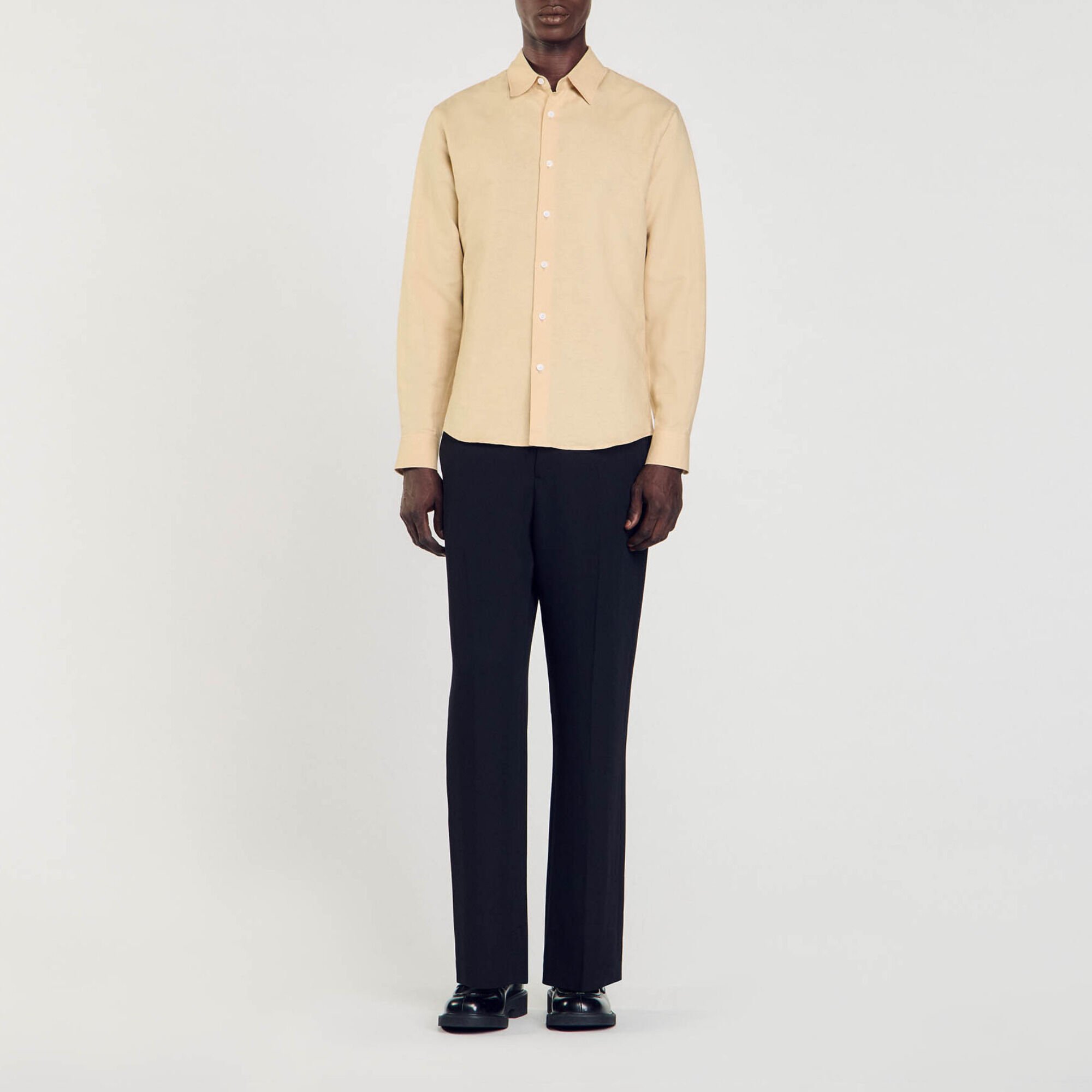 Cotton and linen shirt 