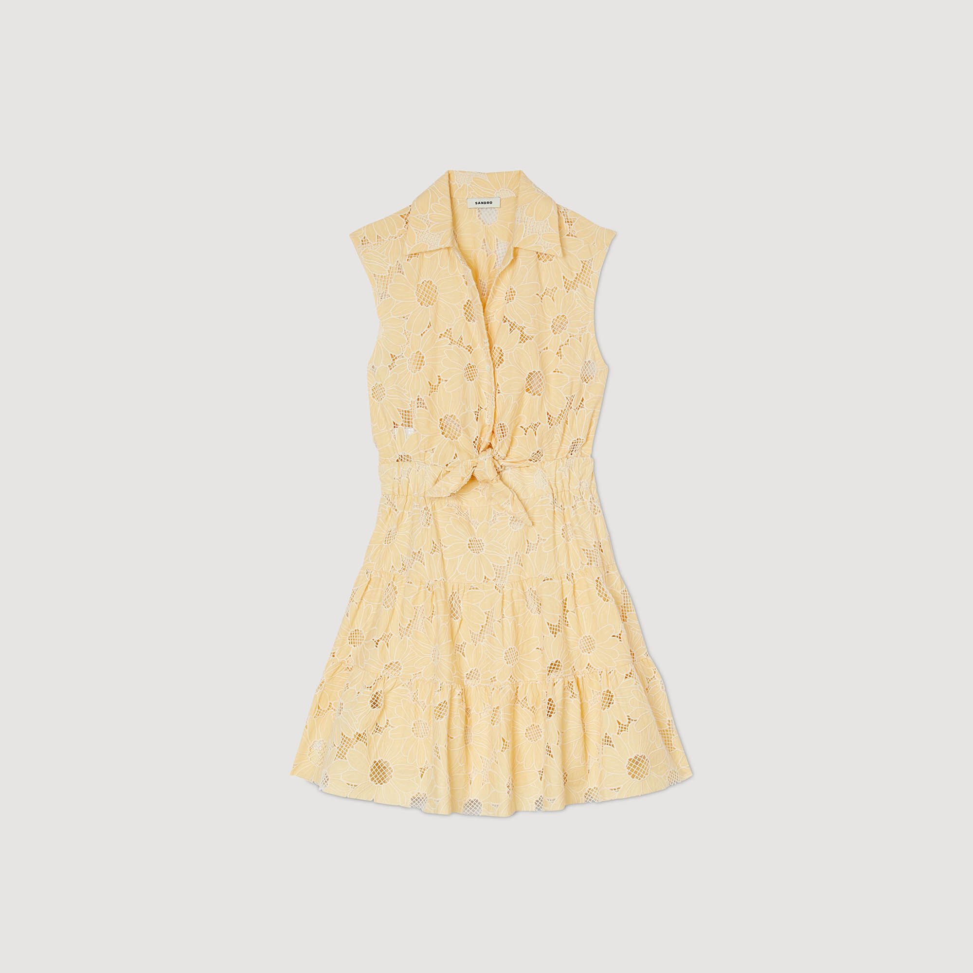 Short embroidered dress