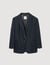 Striped rhinestone suit jacket