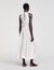 Lace trim maxi dress