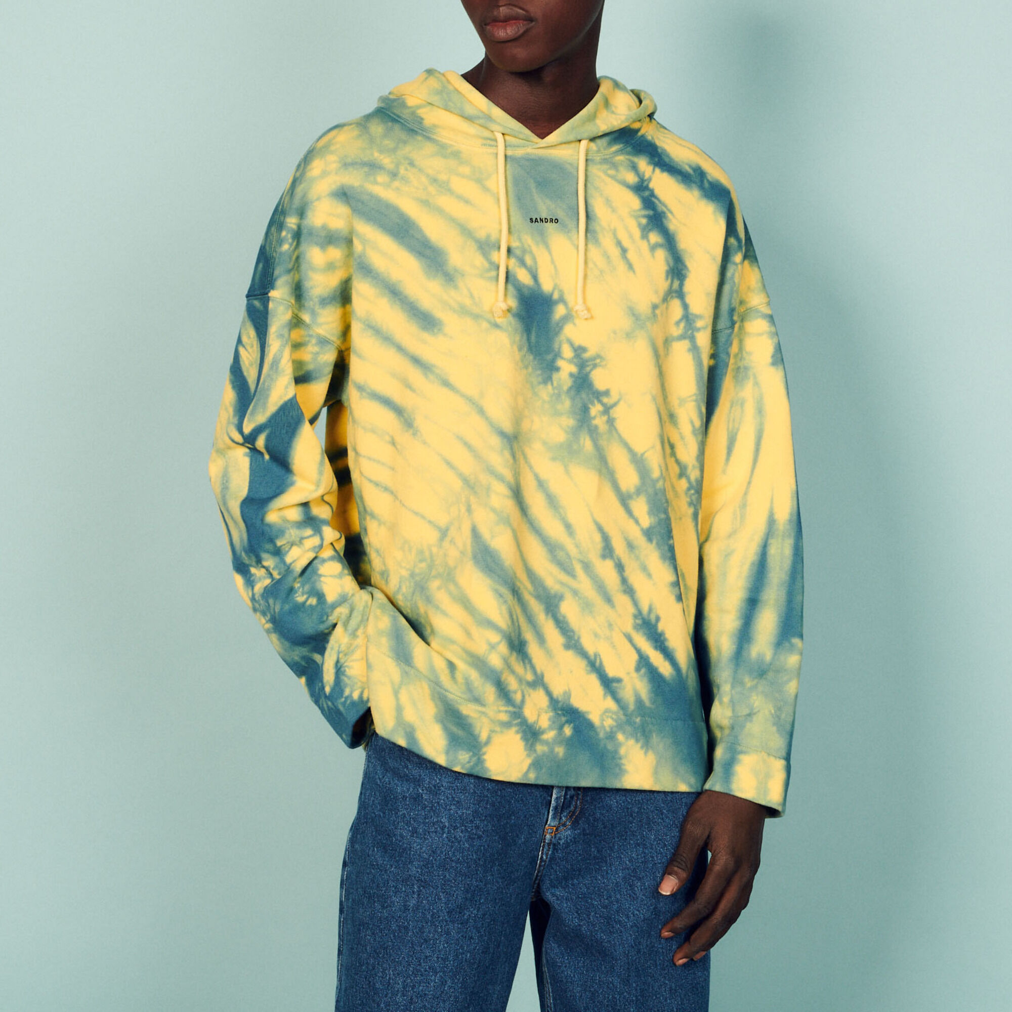 Sandro paris tie dye sweatshirt shop