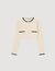 Pointelle knit cardigan