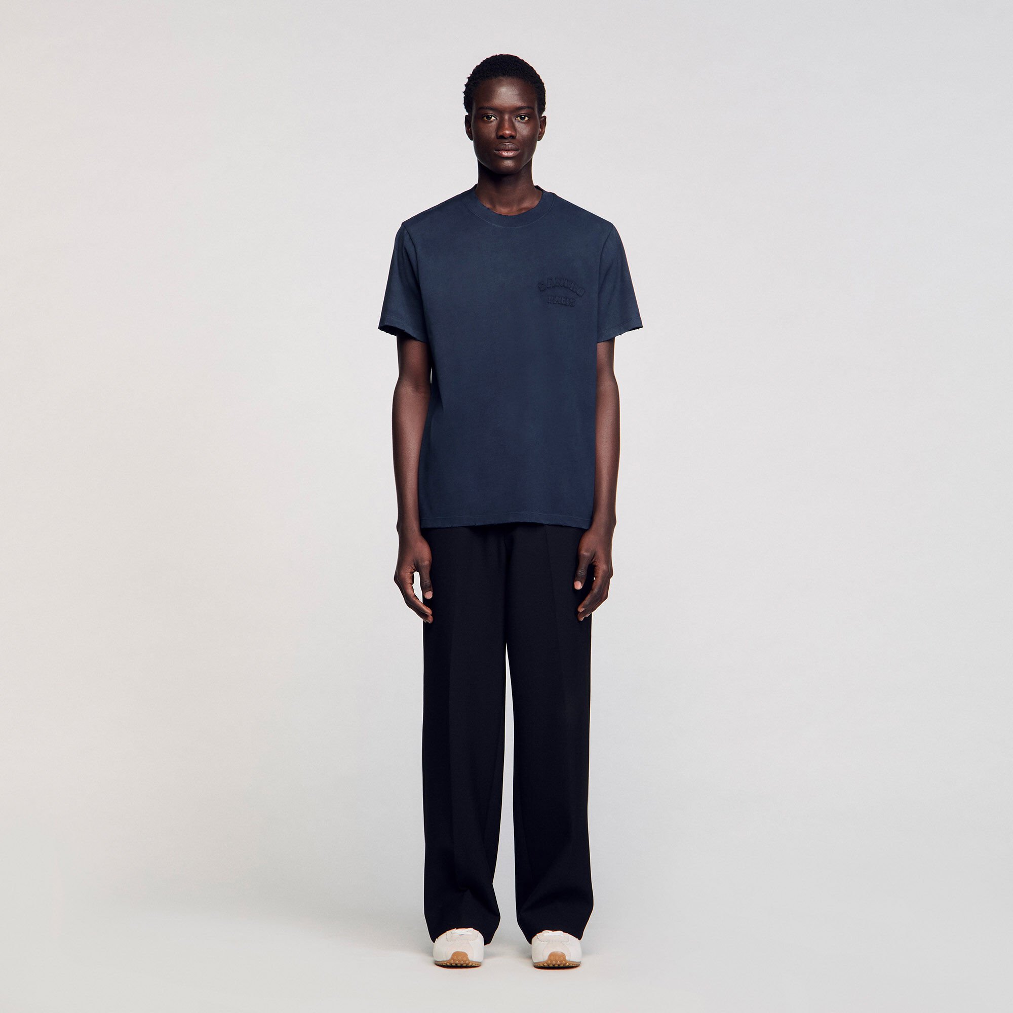 Worn-effect T-shirt