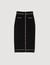 Rhinestone midi skirt