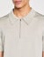 Knitted polo shirt with zip collar