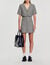 Short houndstooth tweed dress 