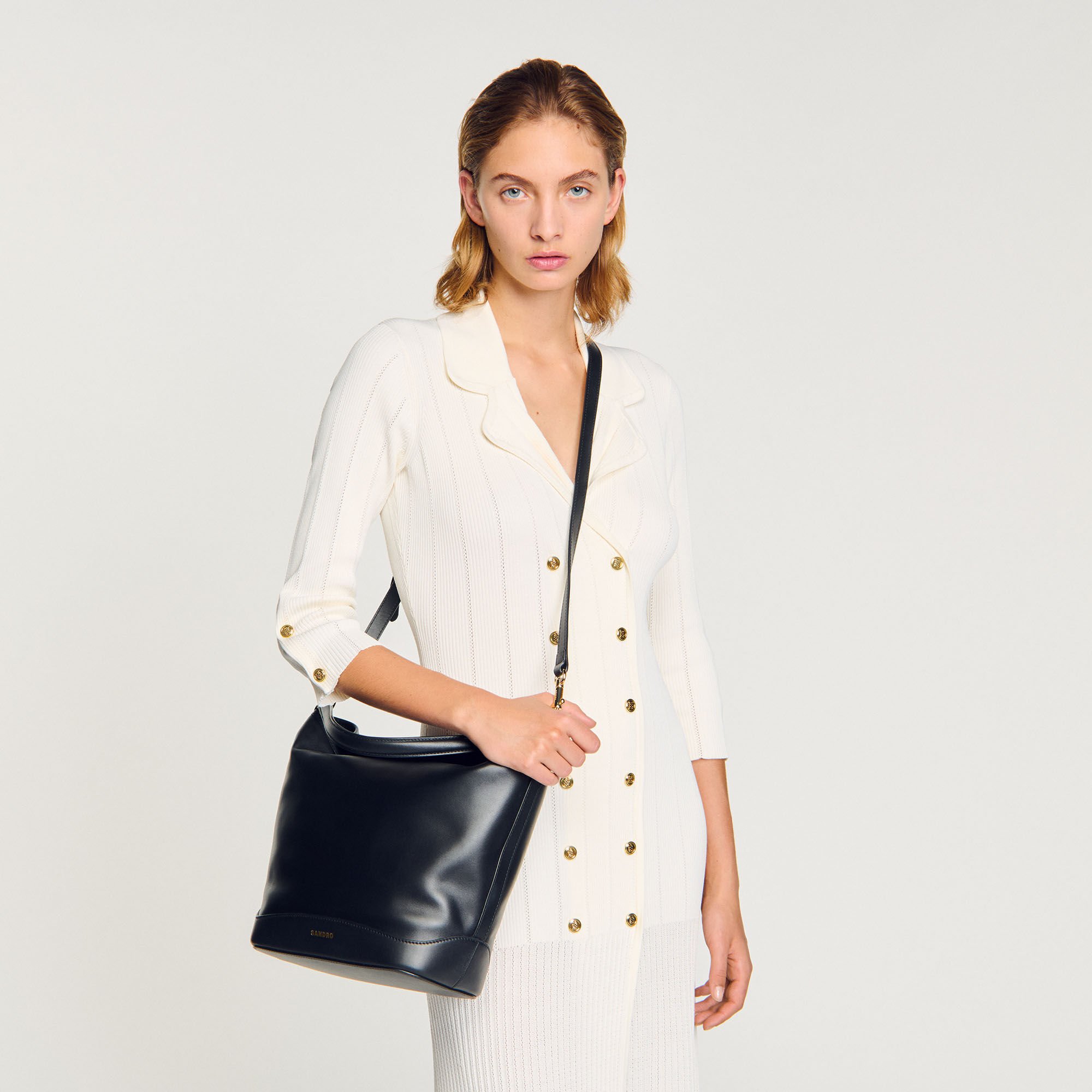 Leather bucket bag TANGOSO