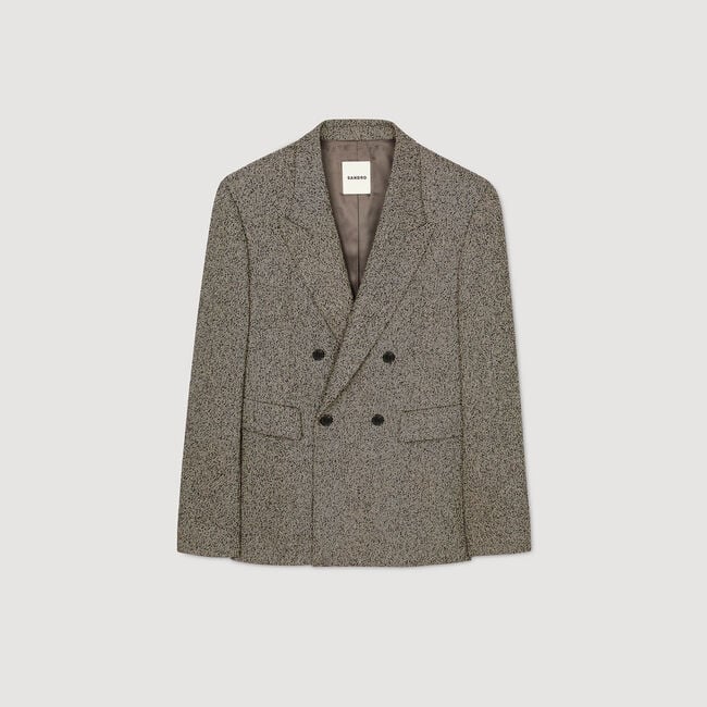 Double-breasted suit jacket