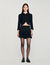 Cropped jacket with decorative buttons
