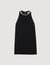 Dress with jewellery collar
