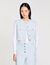 Ribbed sweater with Tunisian collar