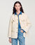 Coat with braided trim