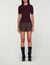 Short-sleeved polo neck sweater