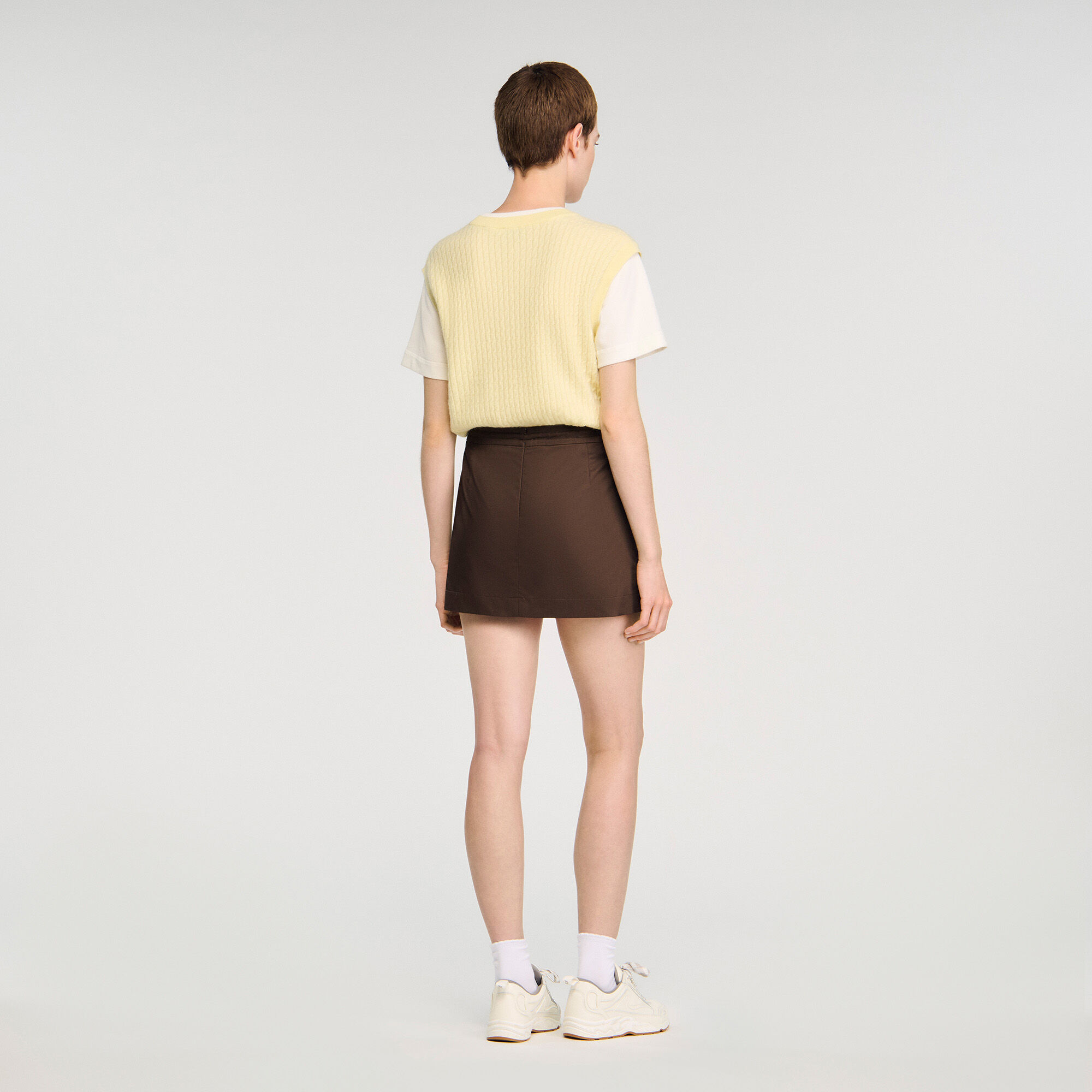 Pleated skort