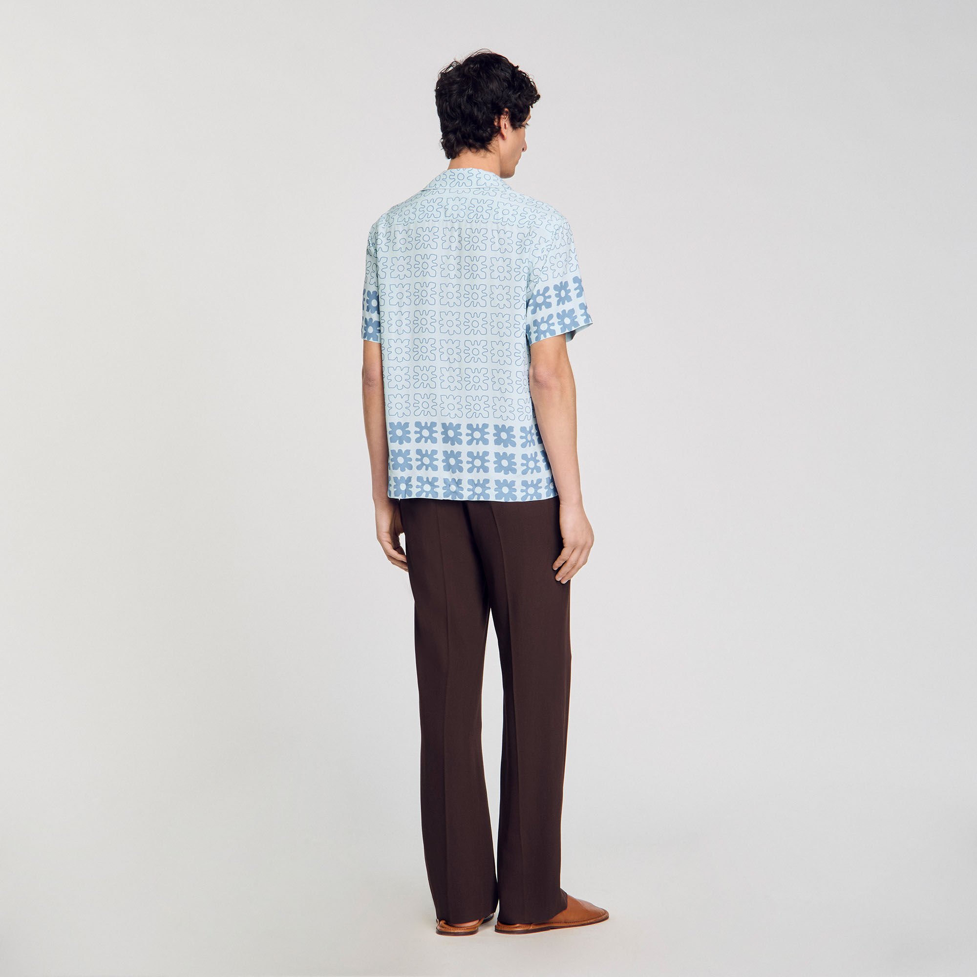 Floral motif shirt