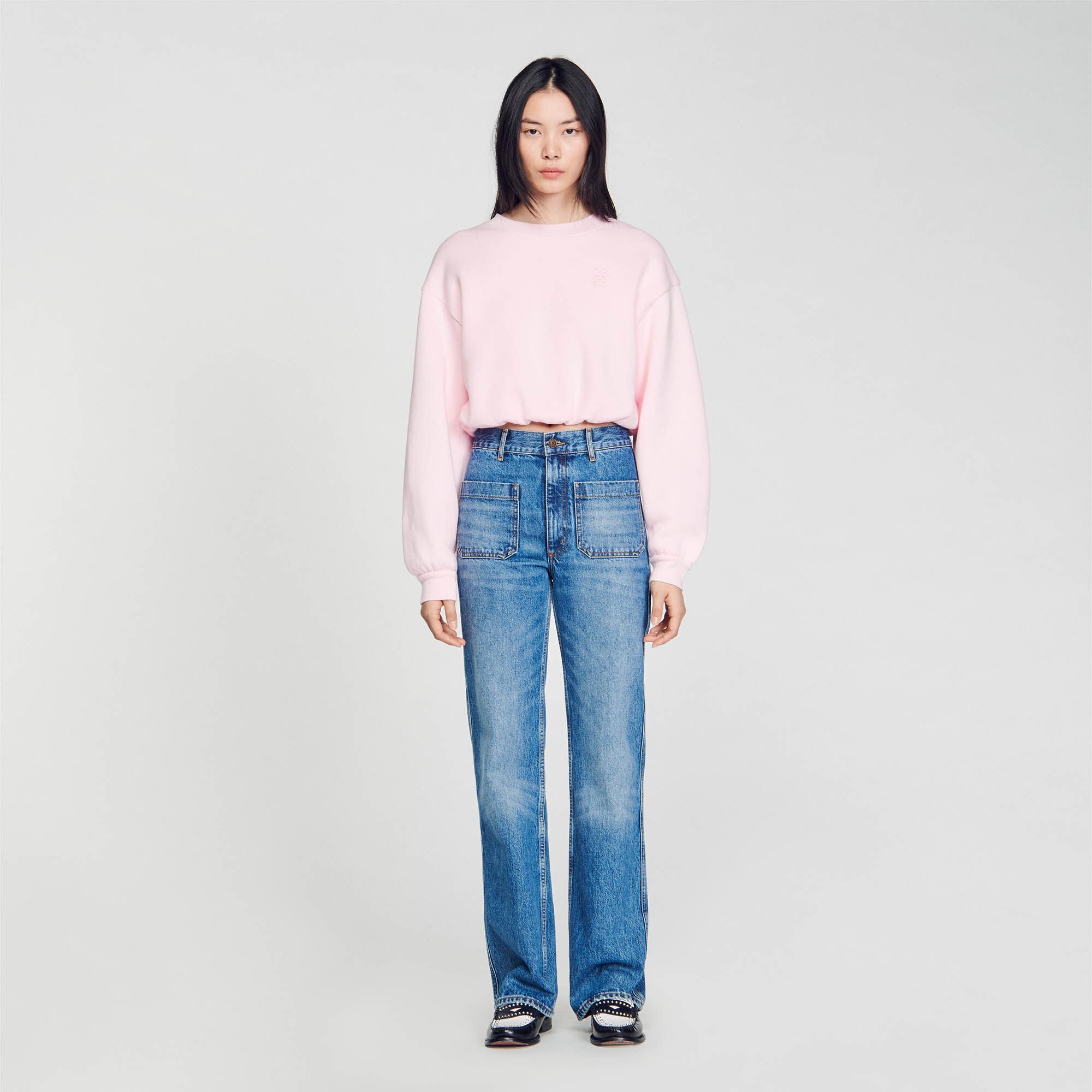 Cropped sweatshirt