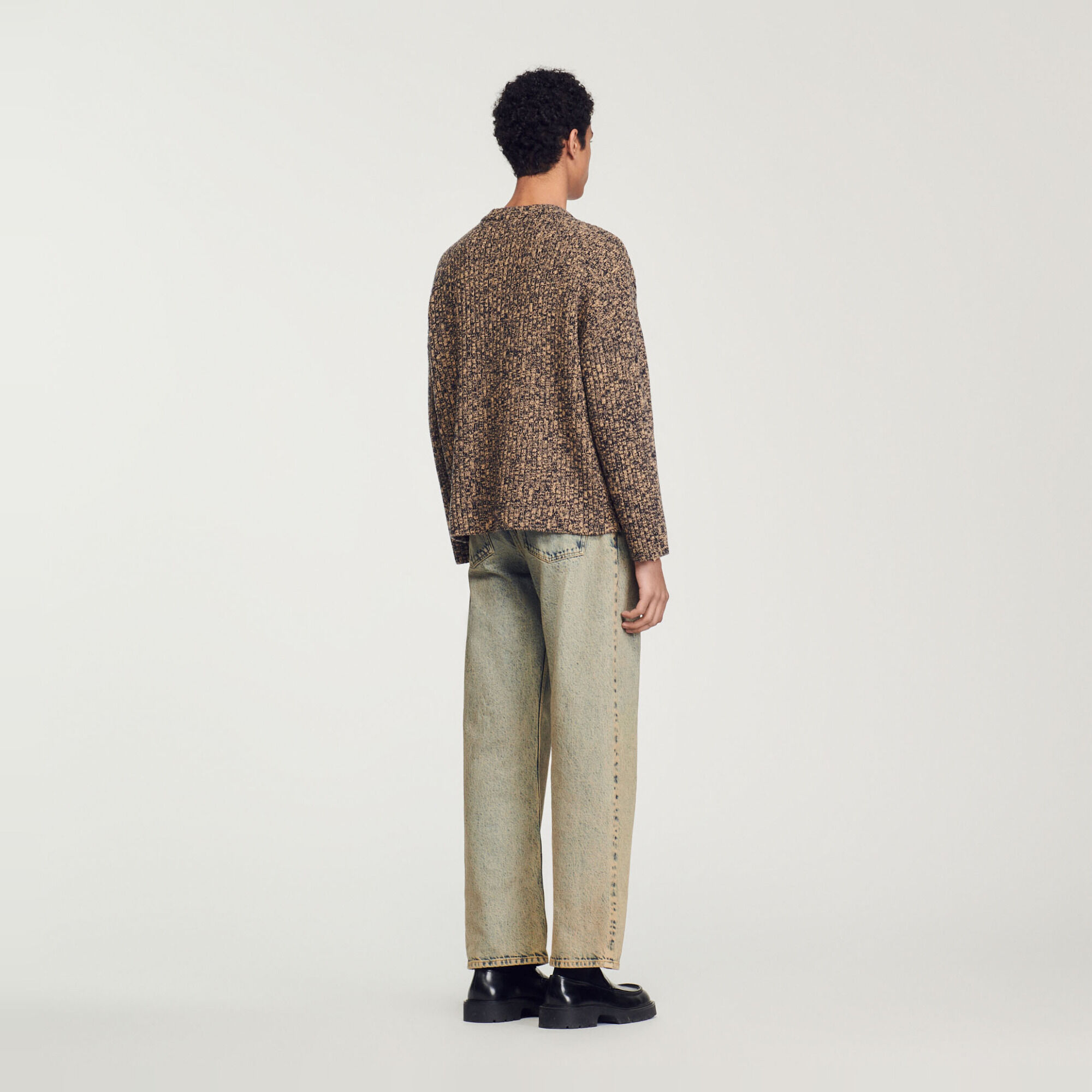 Oversized knit sweater