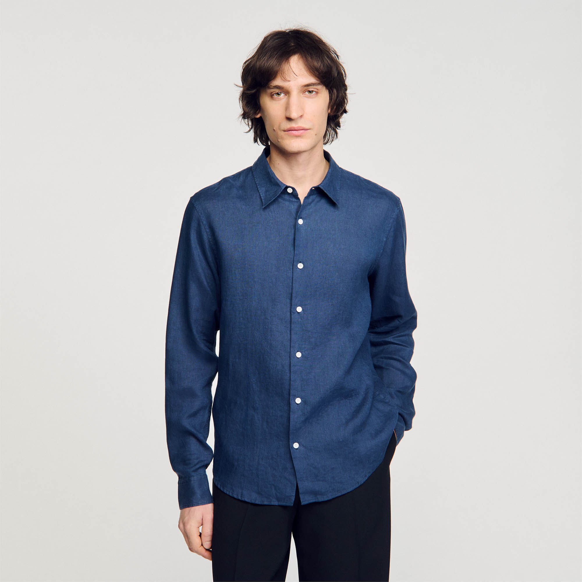 Cotton and linen shirt 