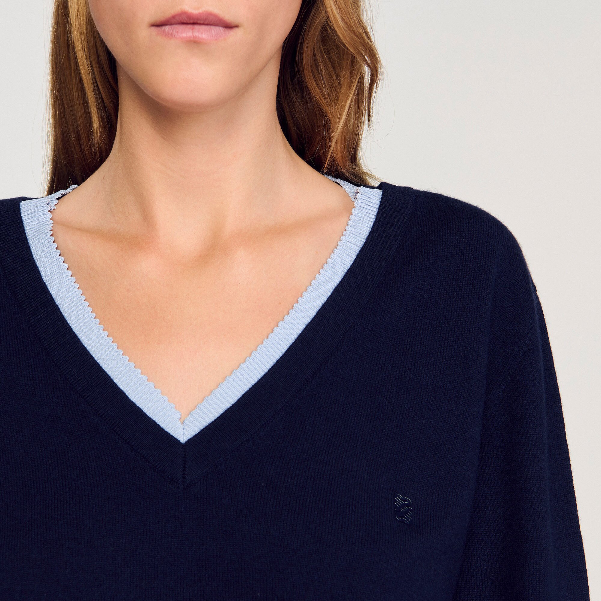 Wool and cashmere sweater