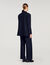 Striped rhinestone suit jacket