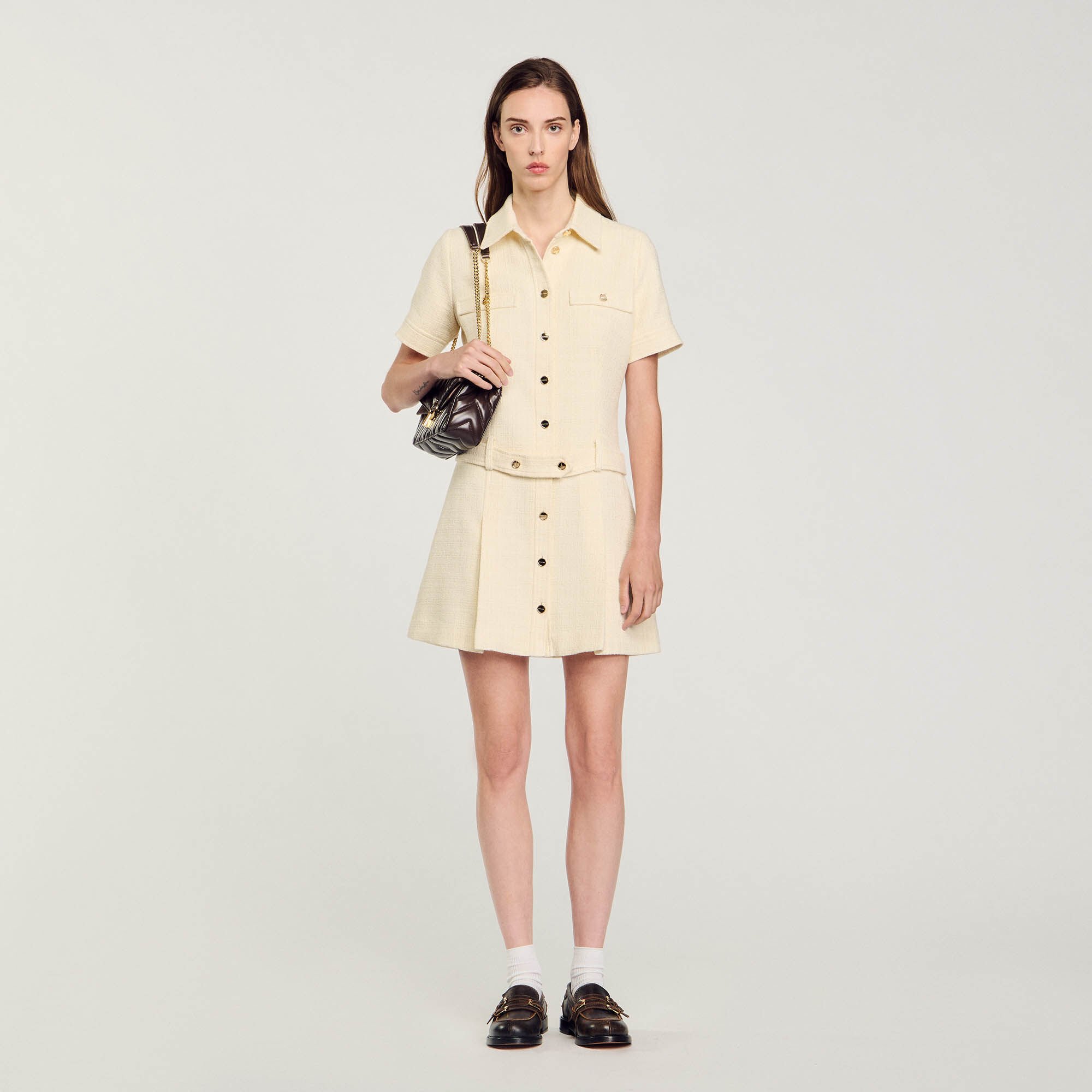 Short tweed dress