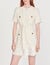 Tweed-effect woolen coat dress