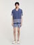 Floral print swim trunks