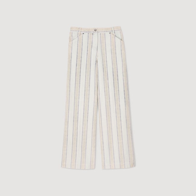 Striped jeans