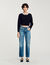 Cardigan with beaded collar