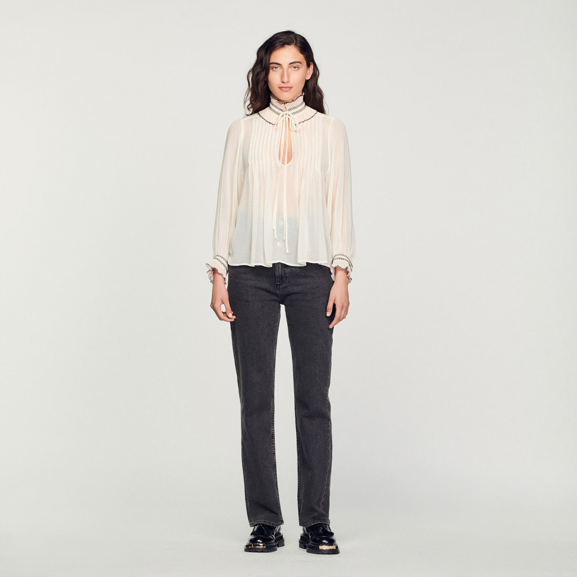 Sandro blouse hotsell