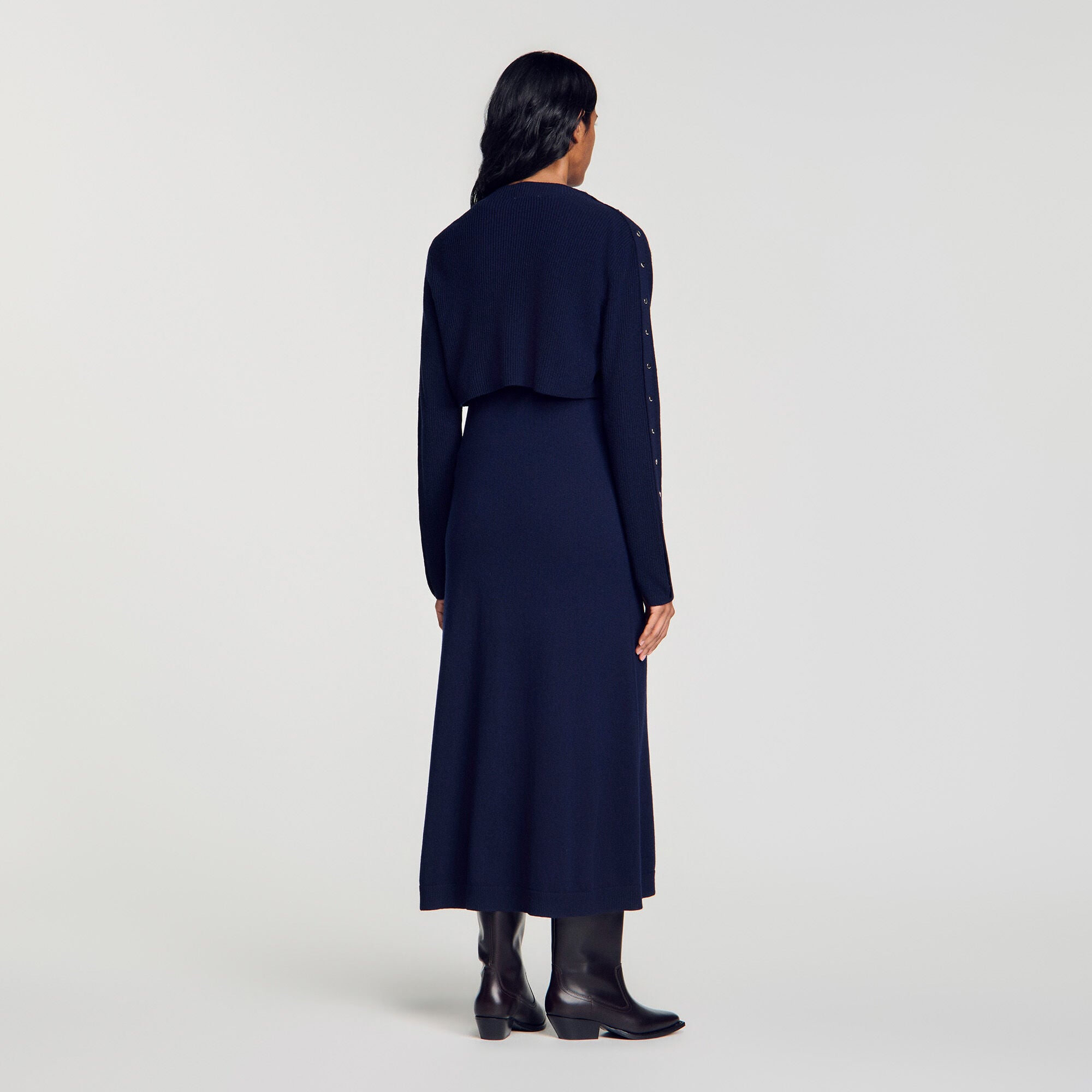 2-in-1 knit maxi dress - Women | Sandro