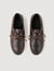 Leather boat shoe loafers