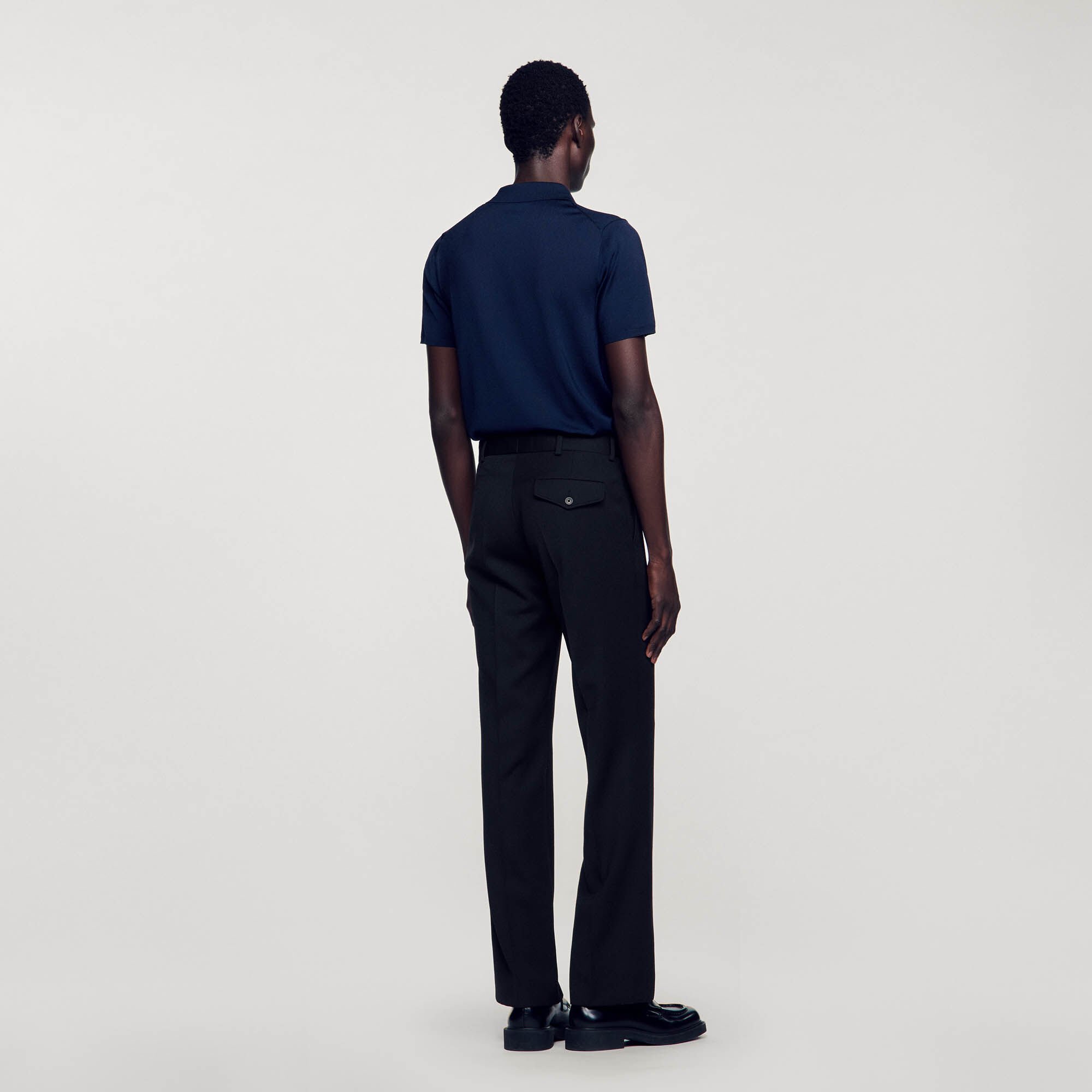 Wool blend pants