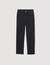 Straight-cut jeans with raw edges