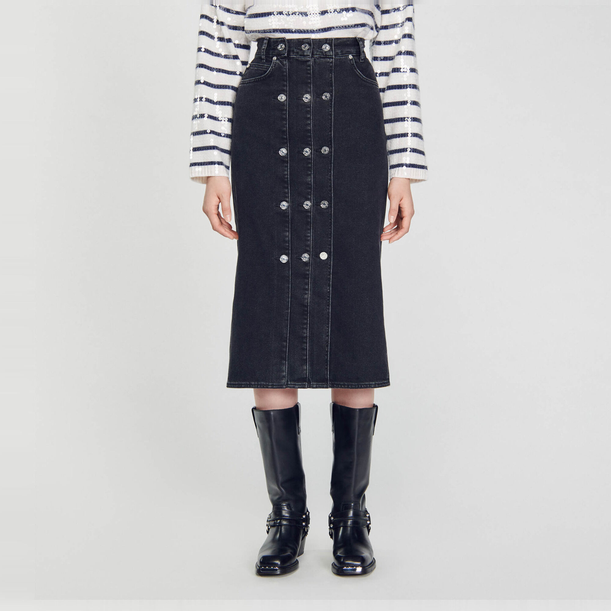 Sandro ジーンズ Low-Rise Straight-Leg Jeans - Jeans - Sandro-paris.com
