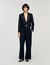 Short satin bow jacket